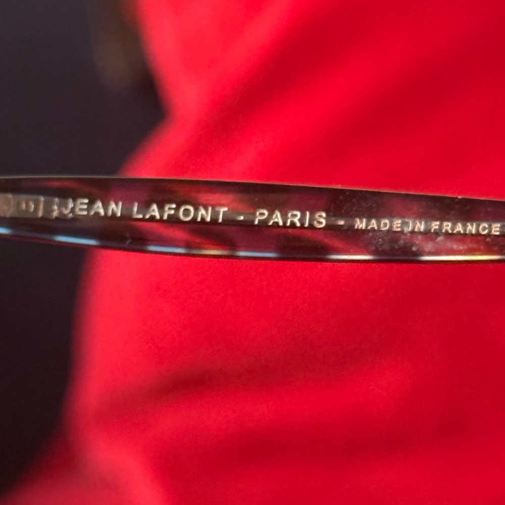 Jean Lafont Women's Multicolor Cat-Eye Optical Glasses — Brown & Blue - Picture 4 of 4